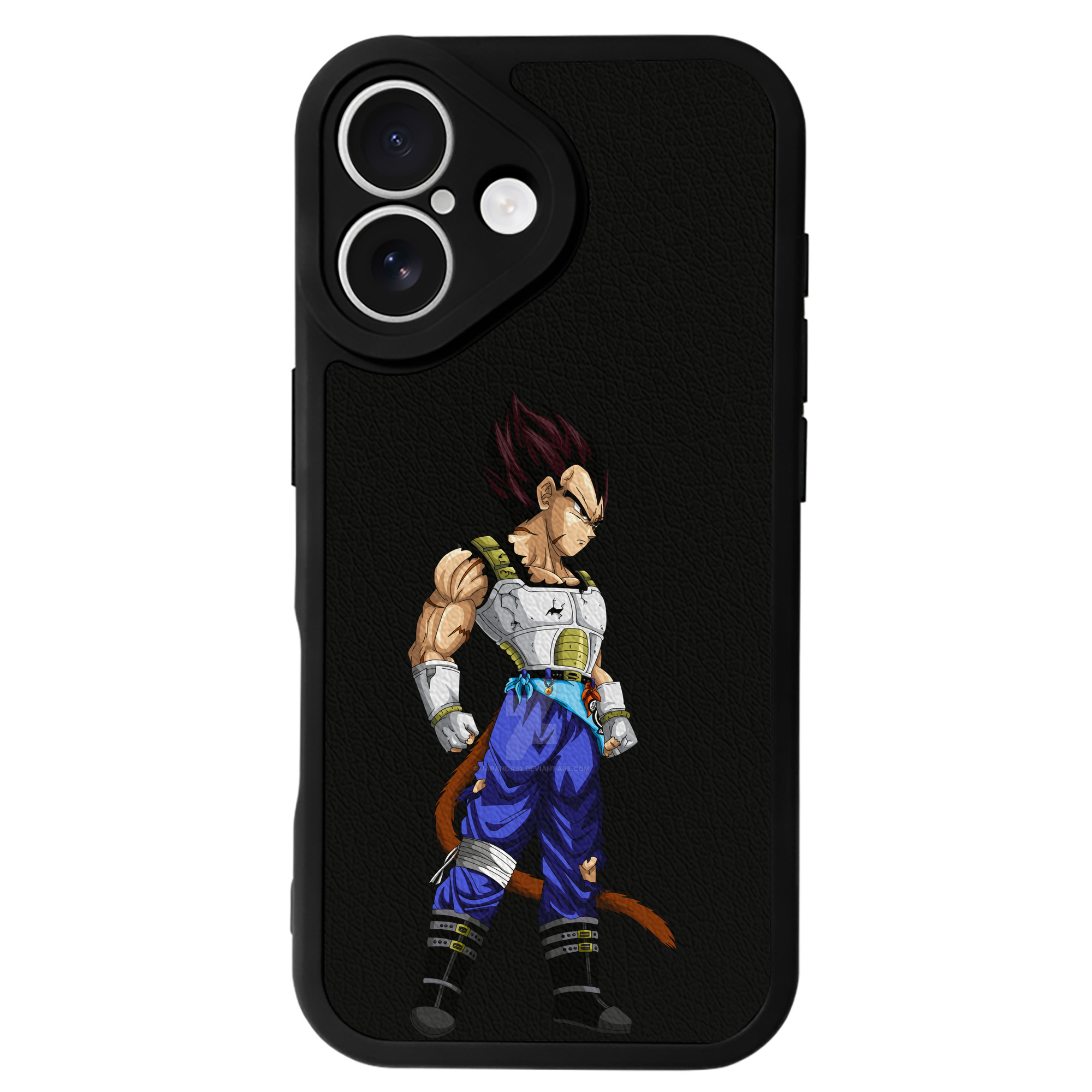 （画像用） ドラゴンボール ベジータ四世（Bejīta Yonsei）DRAGON BALL Vegeta IV 【iPhone 16シリーズ対応】シリコンスマホケース（レザー調） 材質：シリコン